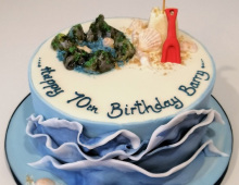 Adult-birthday-beach-waves-cake