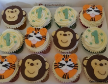 Tiger-monkey-cupcakes