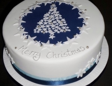 Christmas-cake-blue-tree