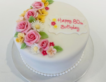 80th-birthday-floral