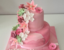 Adult-birthday-cascading-floral
