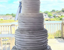 Four-tier-stacked-iced-sides-frills